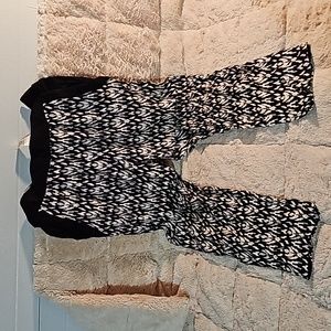 Willow and Clay Black and white soft pants